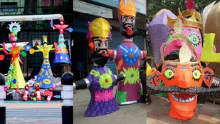 Dussehra 2023: Market decorated for Ravana Dahan, preparations for program going on across the India