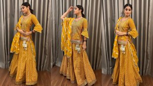 Raveena Tandon daughter Rasha Thadani seen in yellow lehenga, will not take your eyes off the beautiful pictures