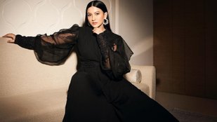 Gauahar Khan look cool in black dress, fans are praising her beauty