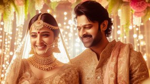 AI Photos: Anushka Shetty and Prabhas can be seen like this in the wedding pavilion, pictures go viral
