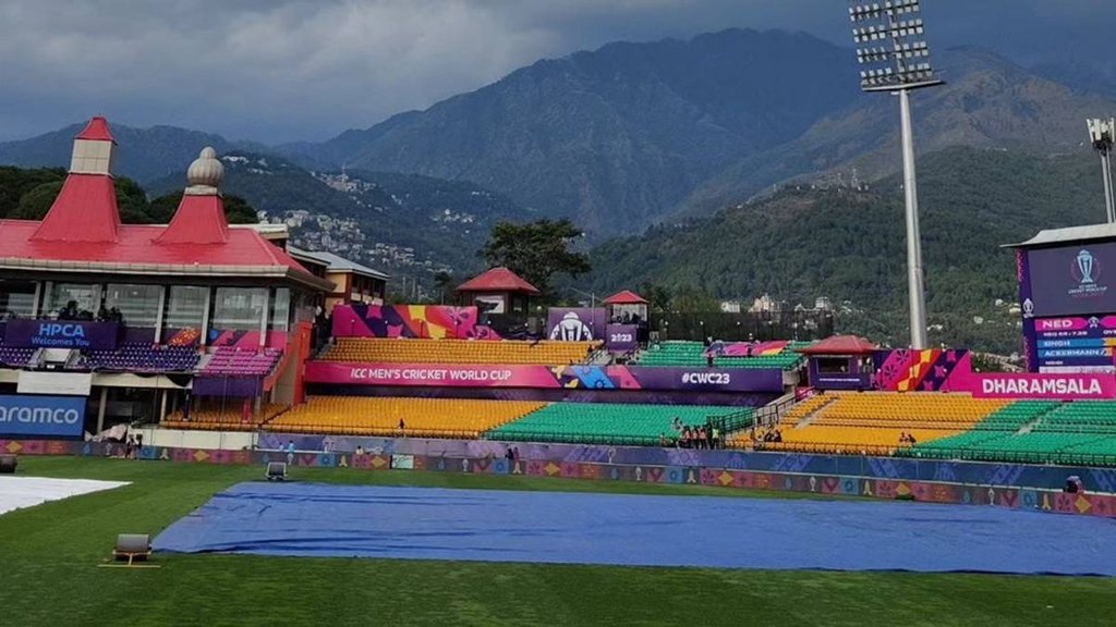 Dharamsala outfield | HPCA Stadium | Cricket World Cup | ODI World Cup 2023 |