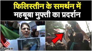 Mehbooba Mufti took to the streets in support of Palestine