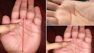 bad luck signs on palm, unlucky sign