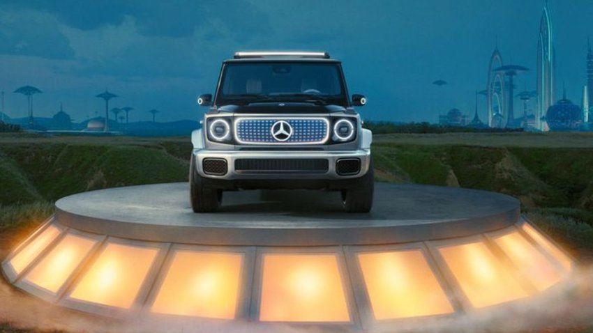 Mercedes Benz all electric G Wagon