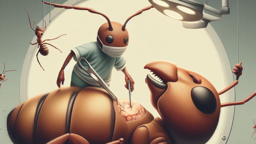 Ants Act As Medics | Doctor Ant