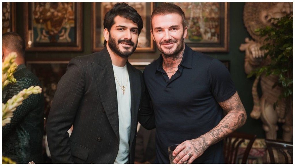 Harsh Vardhan Kapoor, David Beckham, Entertainment