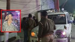 विधायक लिखी गाड़ी से जेल पहुंचा आरोपी, कैमरा देख छुपाने लगा मुंह; वायरल हो रहा वीडियो