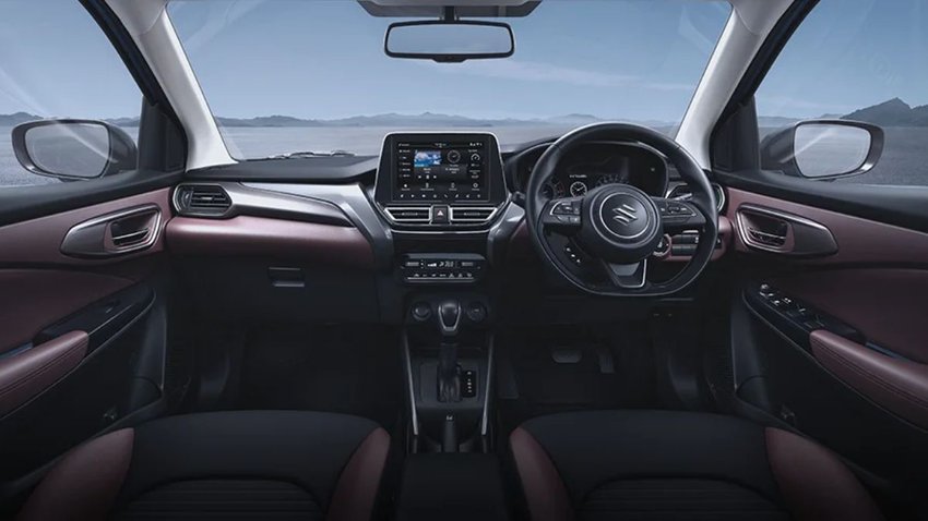 Maruti Fronx dual tone interior