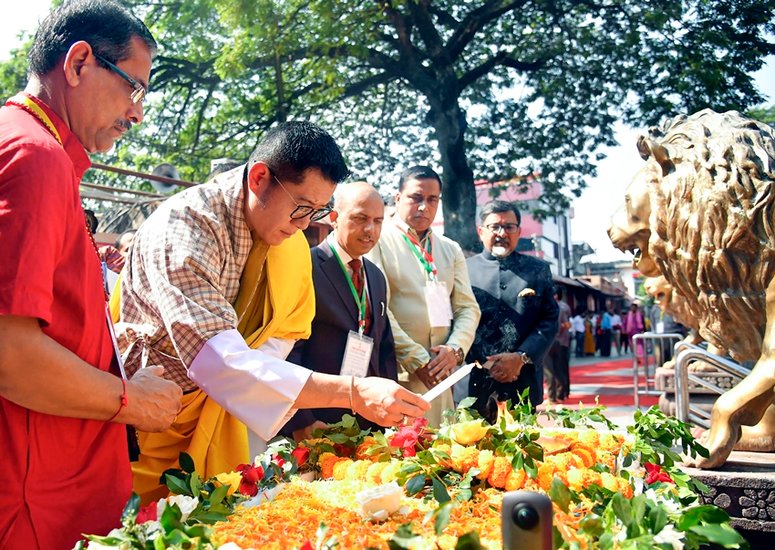 Bhutan King Jigme Khesar Namgyel Wangchuck reached India
