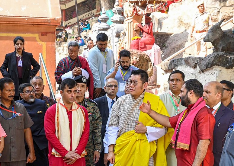 Bhutan King in Delhi