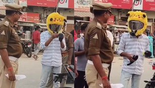 Police biker Video viral