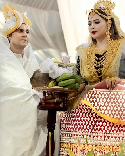 Randeep Hooda and Lynn Laishram