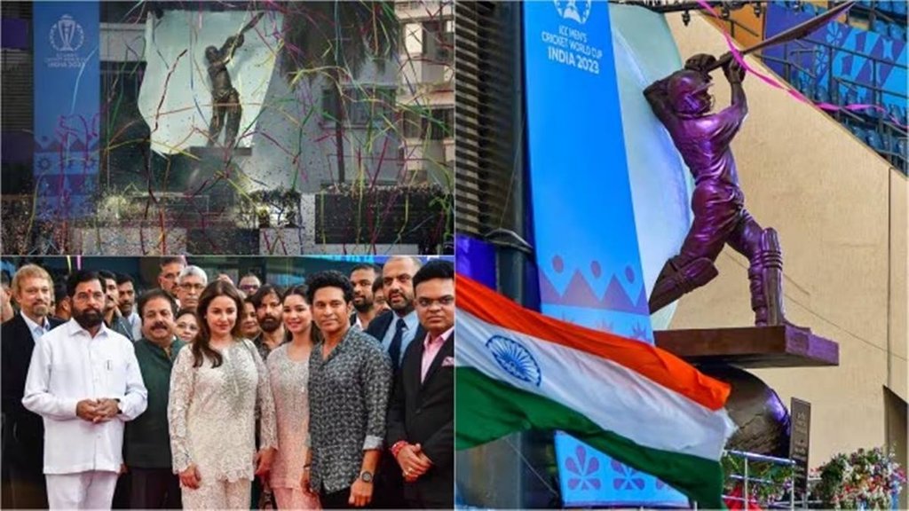Sachin Tendulkar statue | Sachin Tendulkar | Wankhede Stadium