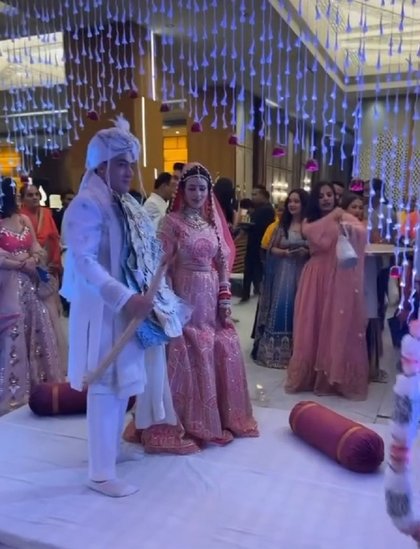 karanvir bohra attends shivam sharma marriage