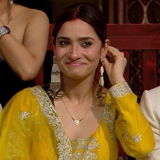 Ankita Lokhande yellow Outfit