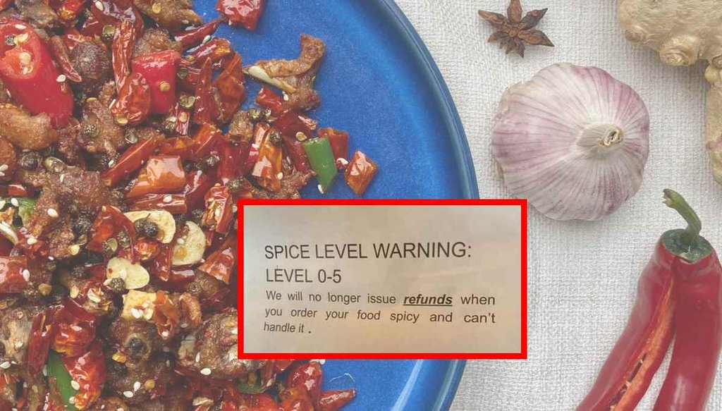 Spice Level Warning