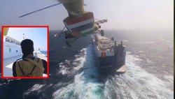 हेलीकॉप्टर से उतरे और कर लिया जहाज हाइजैक, हुती विद्रोहियों का वीडियो वायरल