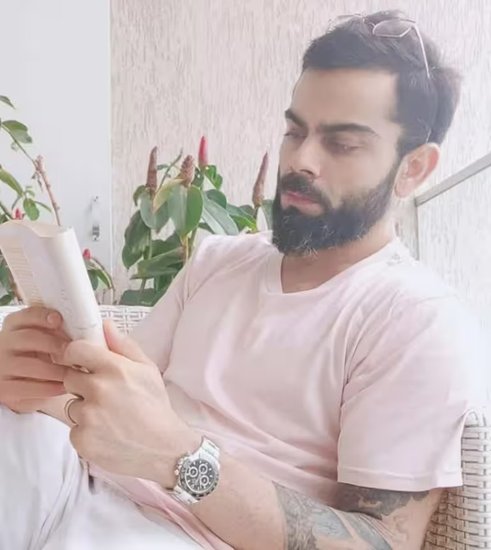 Virat Reading Books