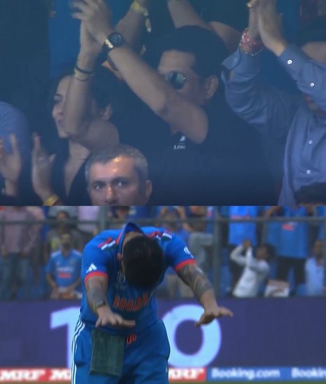 Virat kohli Sachin tendulkar