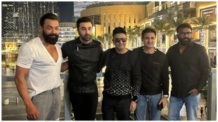 Animal Teaser at Burj Khalifa, Bobby Deol, Ranbir Kapoor