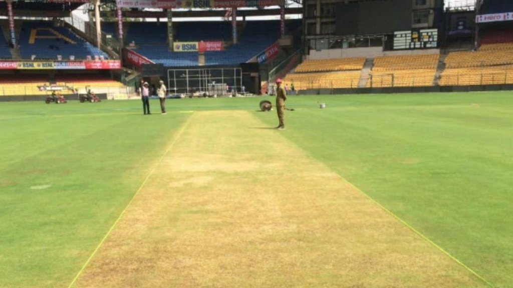 NZ vs PAK Pitch Report | M Chinnaswamy Stadium Bengaluru | Bengaluru Weather Forecast