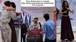 पांच साल बाद बॉयफ्रेंड से मिली तो एयरपोर्ट पर ही करने लगी डांस, लड़की का वीडियो हो गया वायरल