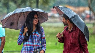 delhi | air pollution | rain |