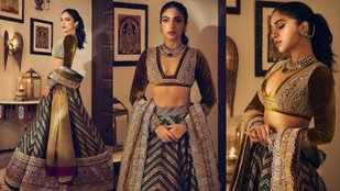Bhumi Pednekar royal look in lehenga, fans go crazy over her desi style