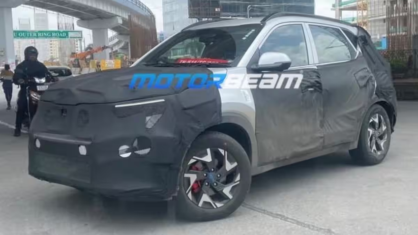 2024 Kia Sonet spied (Image: Motorbeam)