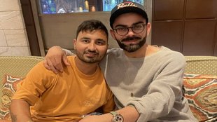 Virat kohli and Shreevats goswami