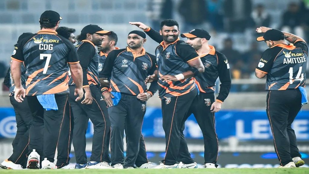 llc 2023 | Manipal Tigers beats Gujarat Giants | harbhajan singh | parthiv patel