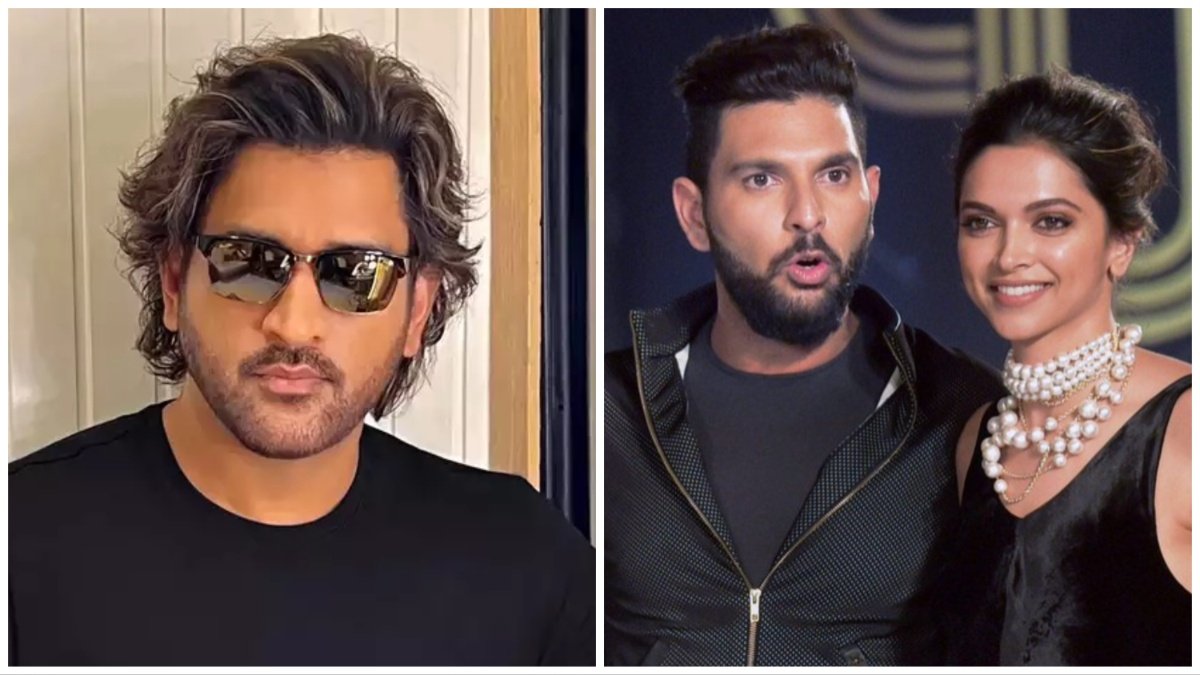 MS Dhoni, Deepika Padukone, Yuvraj Singh