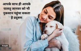 Tips for pet care amid rising air pollution,Pet-friendly cleaning products,Clean air for pets, पालतू जानवर का पॉल्यूशन से बचाव