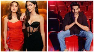 Sara Ali Khan, Ananya Pandey, Kartik Aryan