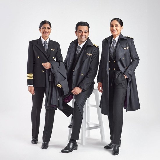 air india pilot dress