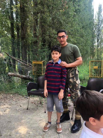 young Ranbir Kapoor is played by 11 year-old Kashmiri child artist Ahmad Ibn Umar