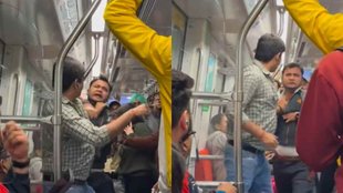 Delhi Metro Fight Video Viral