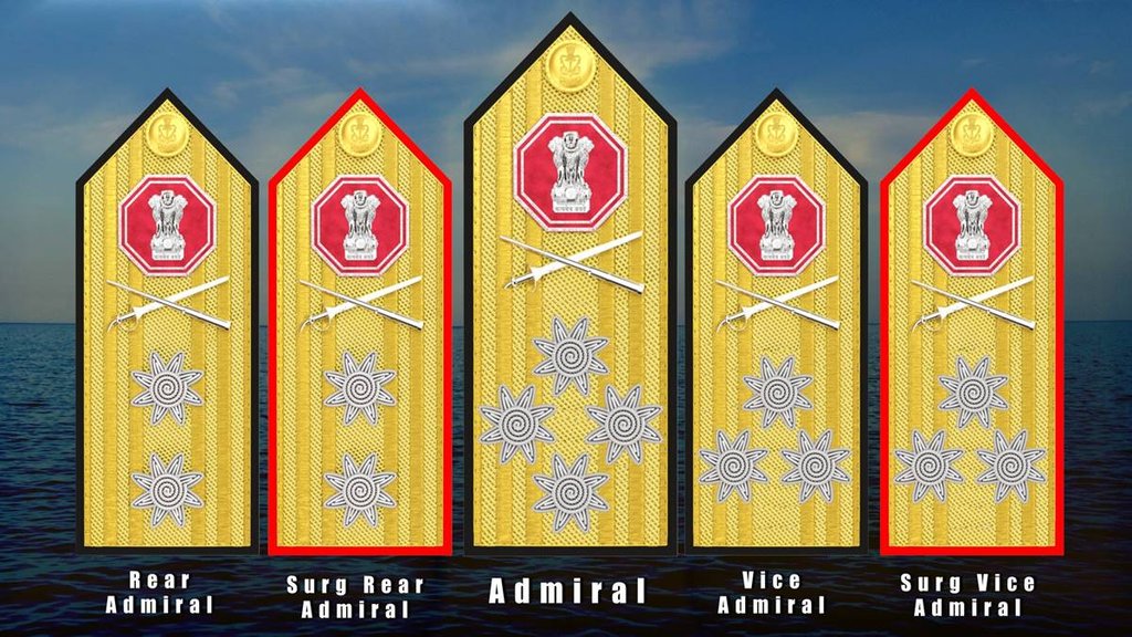 Indian Navy, New Epaulettes, Navy Day |