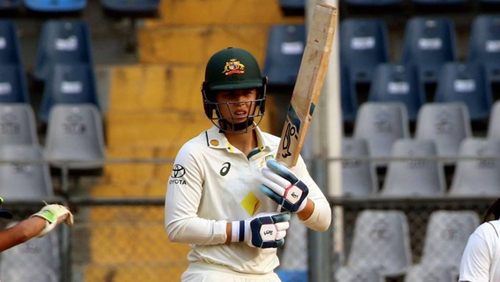 IND W vs AUS W | Wankhede Test | Phoebe Litchfield