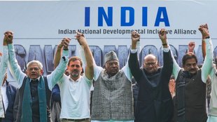 INDIA Protest, Jantar Mantar, Rahul Gandhi