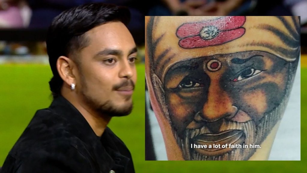 Ishan Kishan, Ishan Kishan in KBC, Amitabh Bachchan, Amitabh Bachchan in KBC, Amitabh Bachchan in Kaun Banega Crorepati, Sai Baba Tattoo