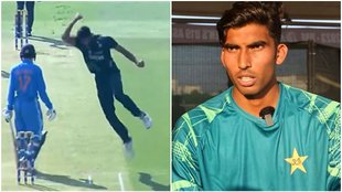 Mohammad zeeshan । IND vs PAK U19 । IND vs PAK