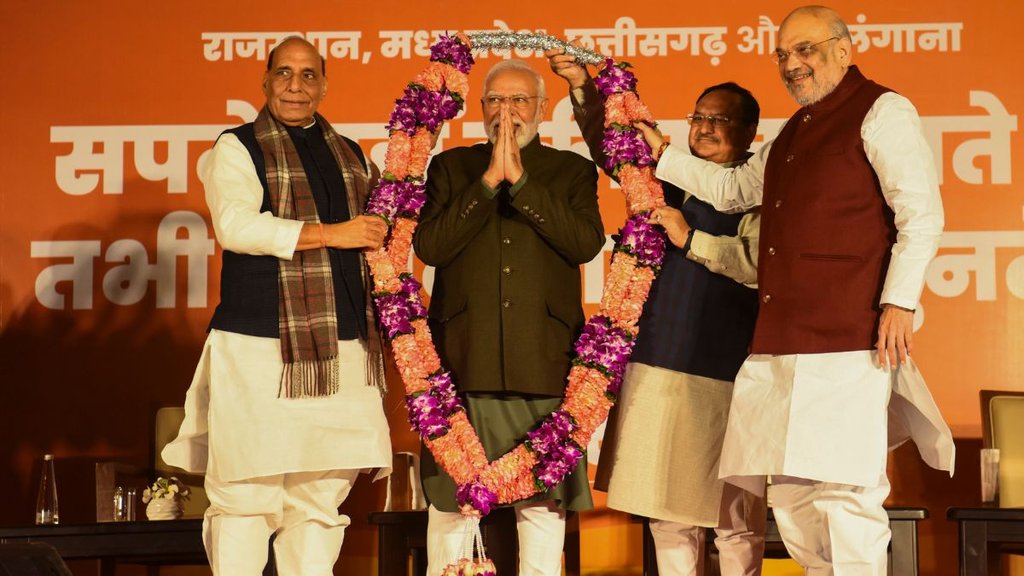 BJP, Chief Ministers, MP Rajasthan CG