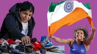 Sakshi Malik Retirement, Sakshi Malik hang on her boots, Vinesh Phogat, Sakshi Malik, Bajrang Punia, WFI Elections, Wrestling Federation Of India