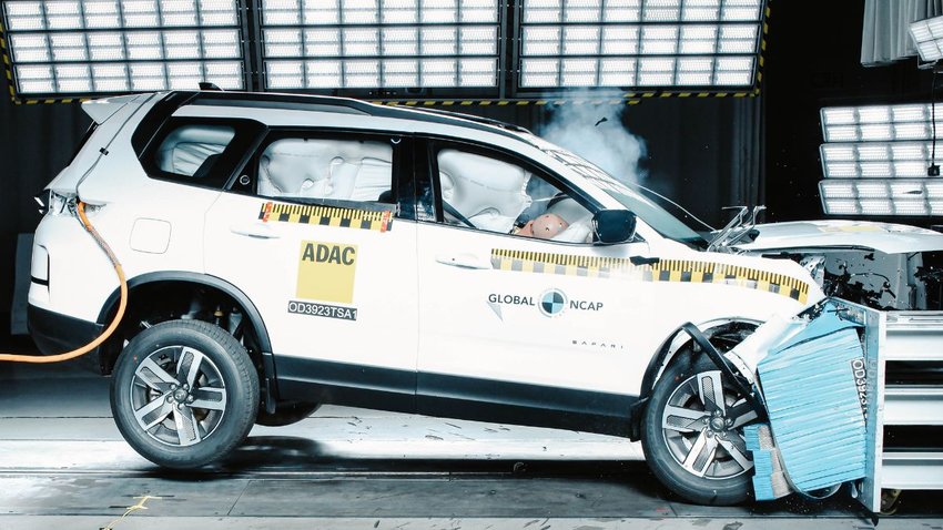 Tata Safari Crash Test (फोटो- Global NCAP)