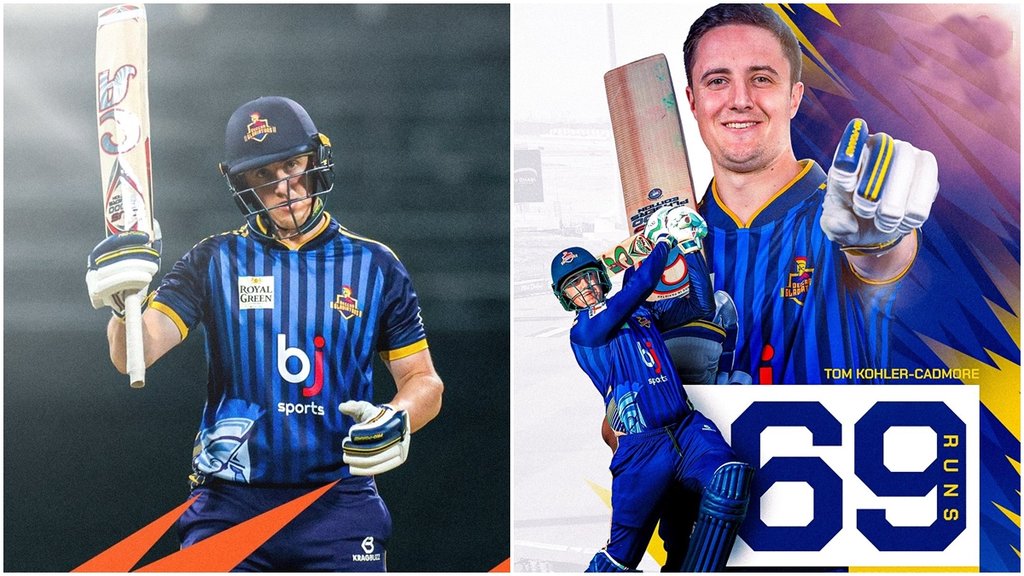 Deccan Gladiators | Tom Kohler-Cadmore | T10 League | Abu Dhabi |