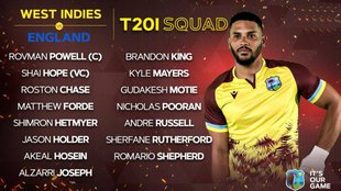 West Indies T20 Squad vs England | WI vs ENG | Andre Russell
