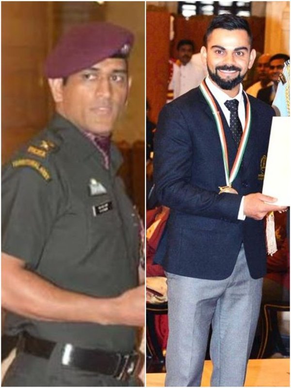 MS Dhoni, Virat Kohli, Khel Ratna Award