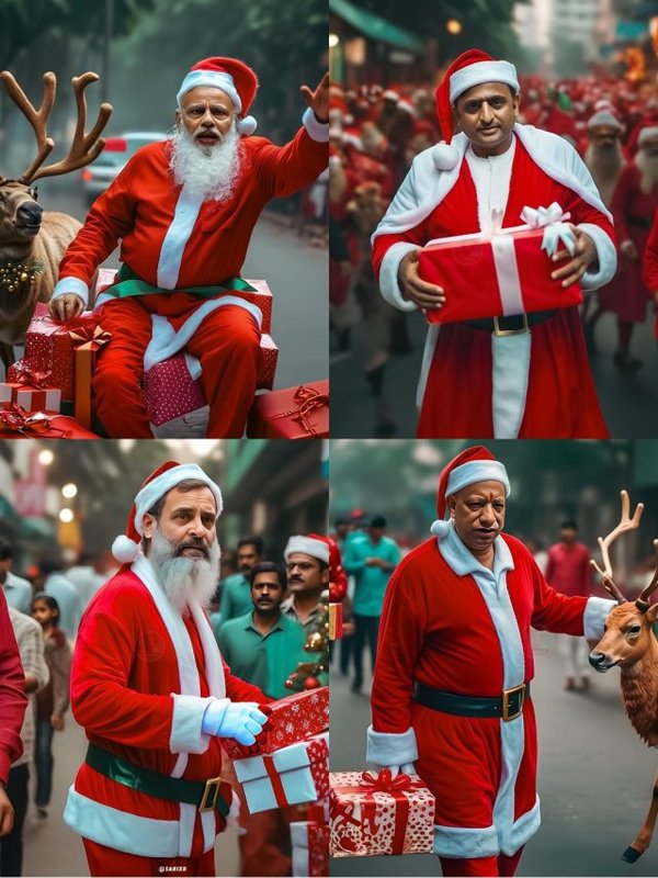 Santa Politicians | Merry Christmas | Christmas 2023