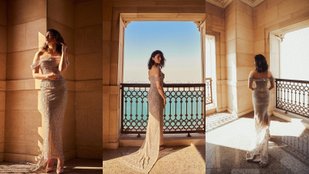 Alia Bhatt was seen in silver dress in latest photoshoot